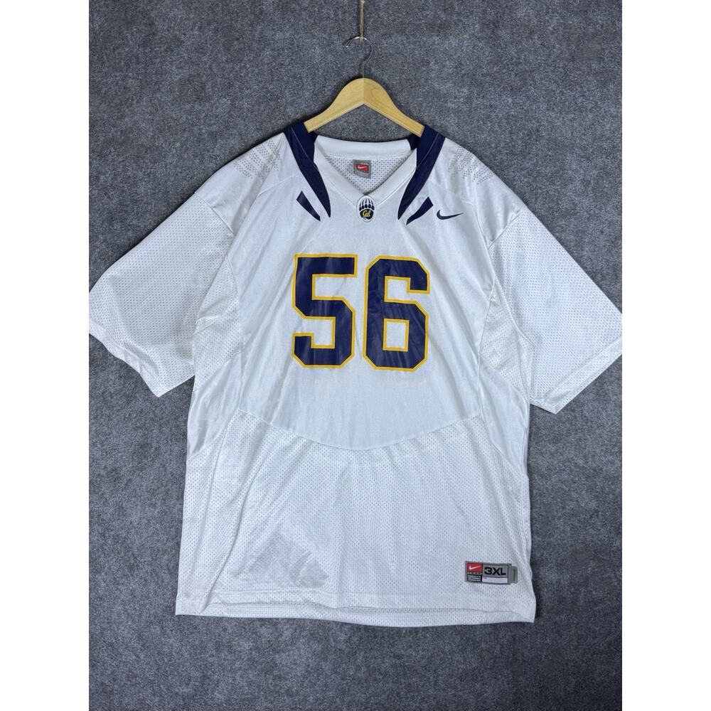 California Golden Bears Nike Game Jersey - Football Men's White Used 3XL #56